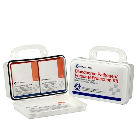 Acme United Blood borne Pathogen (BBP) Unitized Spill Clean Up Kit, Plastic Case 3060